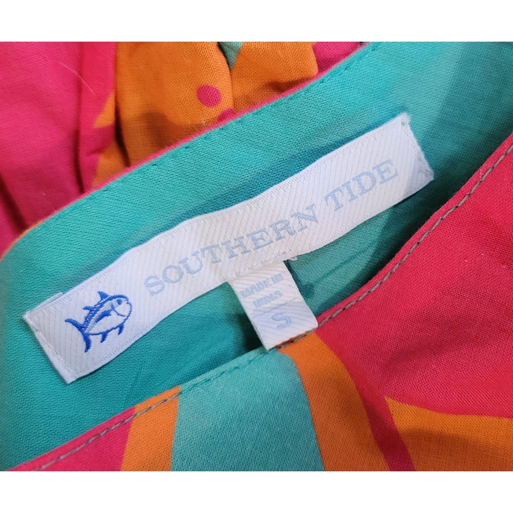 Southern Tide One-Shoulder Cotton Maxi Dress - Picture 3 of 7